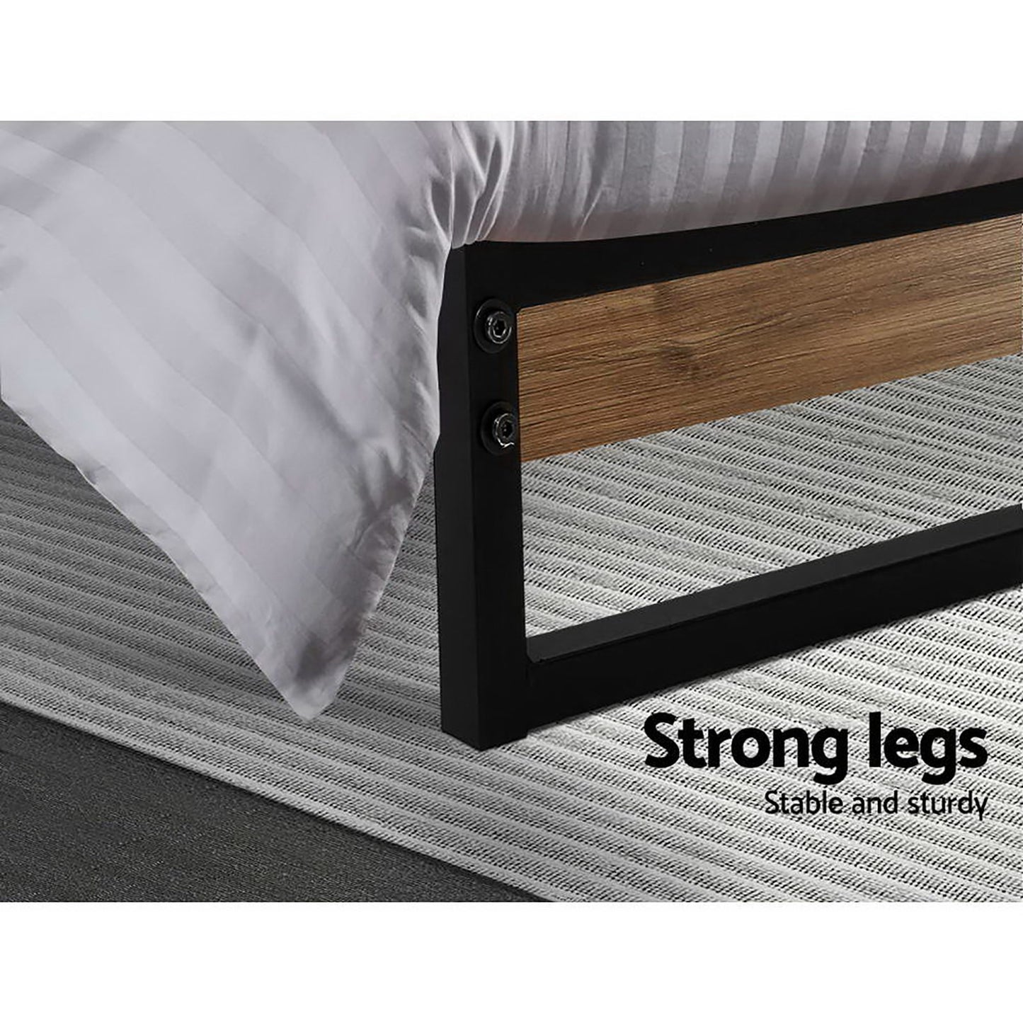 Bed Frame Queen Size Metal Bed Frame DANE