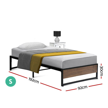 Bed Frame Metal Bed Frame Bed Base OSLO - Single