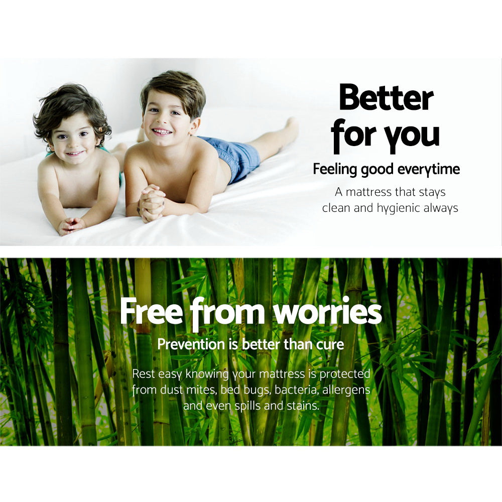 Double Bedding Mattress Protector Bamboo