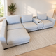 Grey L Shape Reversible Chaise | Sydney Wide Delivery | Pre Owned