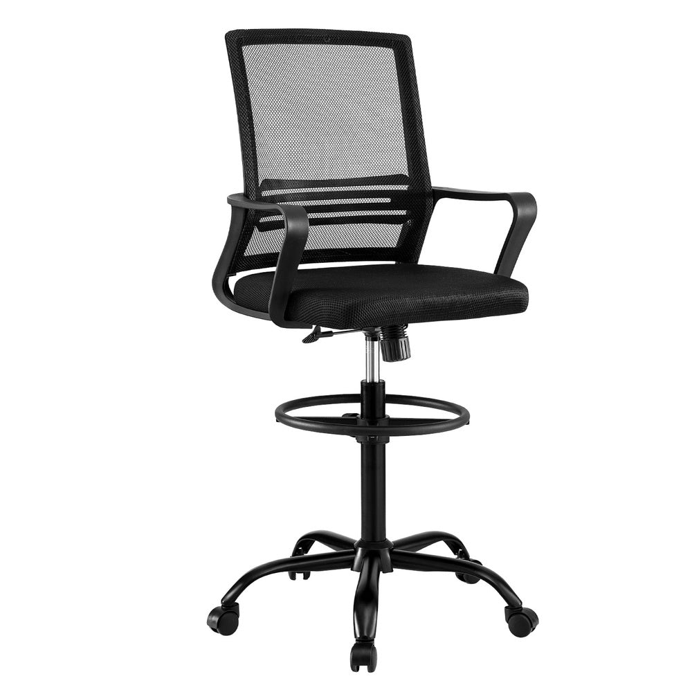 Mesh Black Office Chair Drafting Chairs Stool Computer Desk Studios