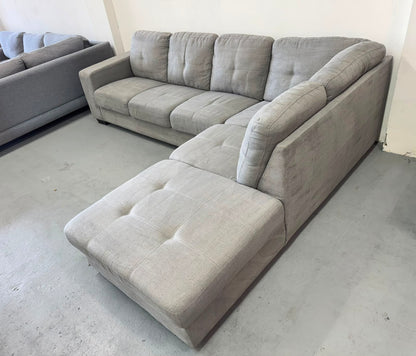 Grey Corner Sofa | Pre-Owned | Steam Cleaned | Sydney Wide Delivery