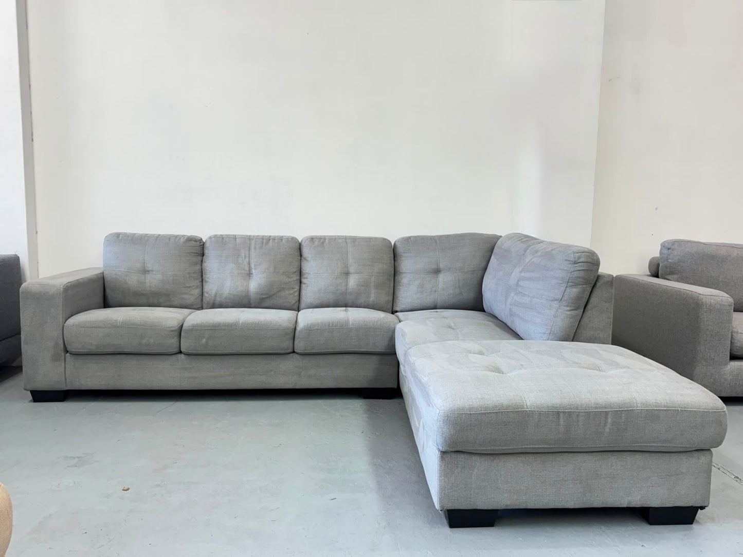 Grey Corner Sofa | Pre-Owned | Steam Cleaned | Sydney Wide Delivery