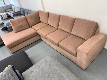 Beige Corner Sofa | Pre-Owned | Steam Cleaned | Sydney Wide Delivery