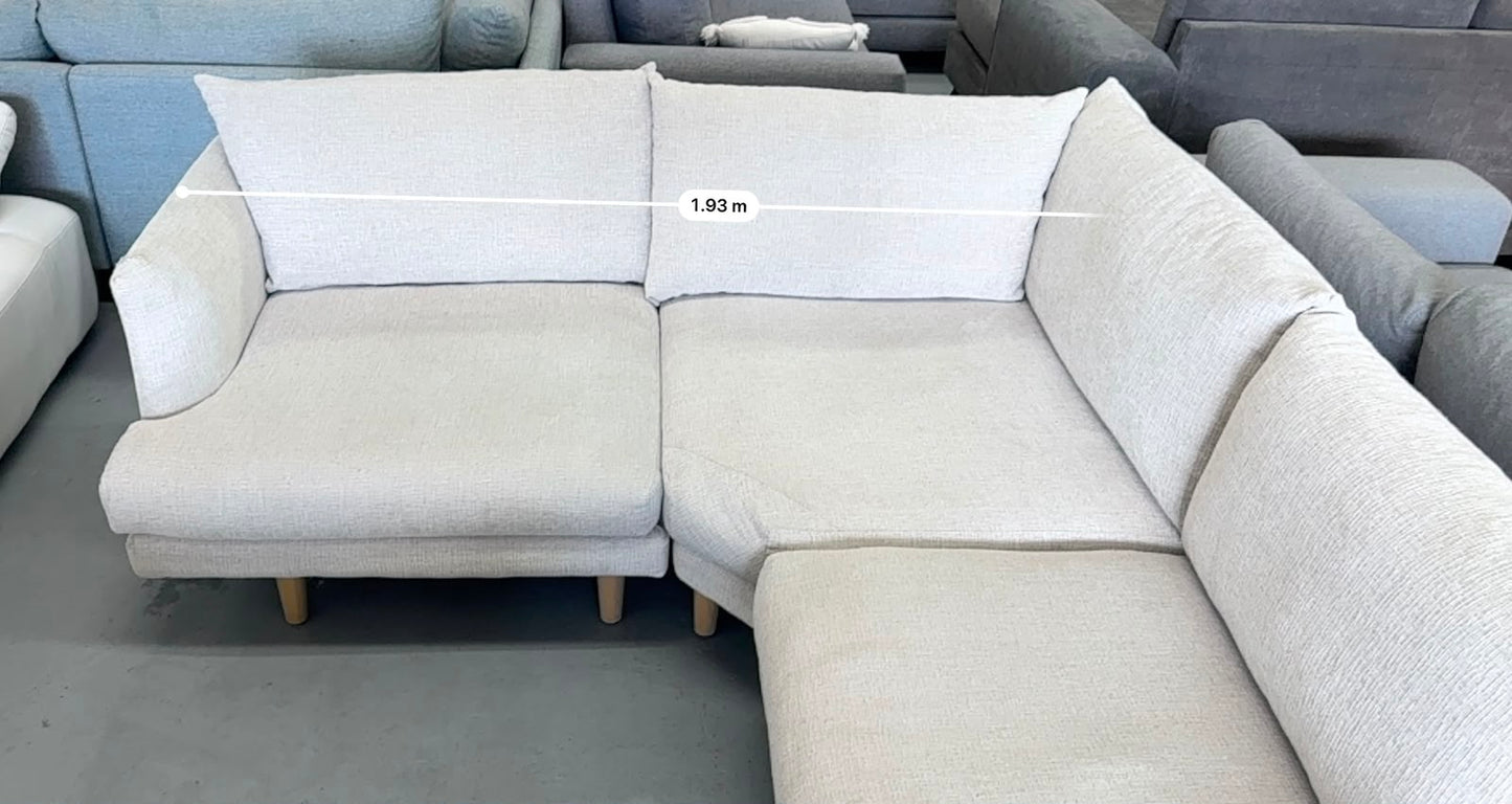 Beige Corner Sofa | Pre-Owned | Steam Cleaned | Sydney Wide Delivery