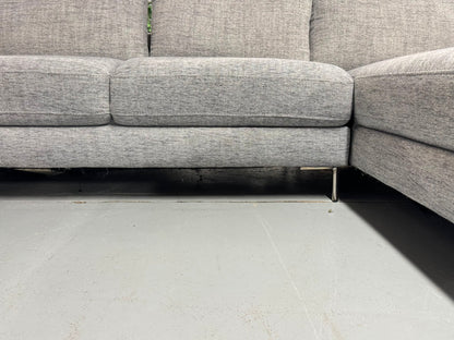 Grey 3-Seater Sofa with Left-Hand Chaise | Pre-Owned | Steam Cleaned | Sydney Wide Delivery