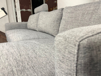 Grey 3-Seater Sofa with Left-Hand Chaise | Pre-Owned | Steam Cleaned | Sydney Wide Delivery