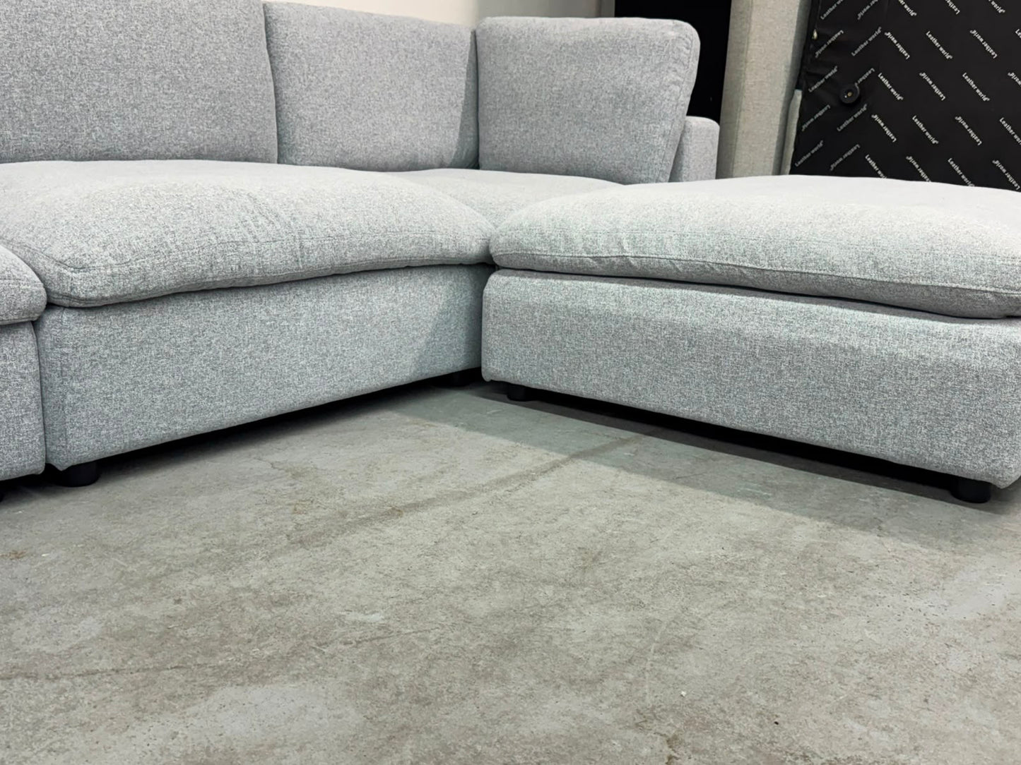Modular 3-Seater Sofa with Ottoman | Pre-Owned | Steam Cleaned | Sydney Wide Delivery