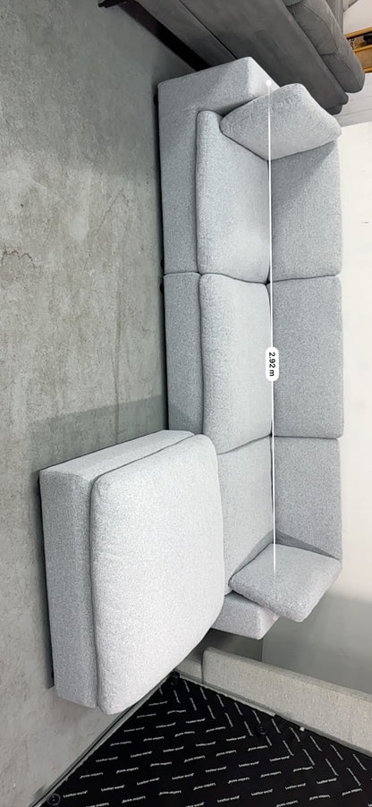 Modular 3-Seater Sofa with Ottoman | Pre-Owned | Steam Cleaned | Sydney Wide Delivery
