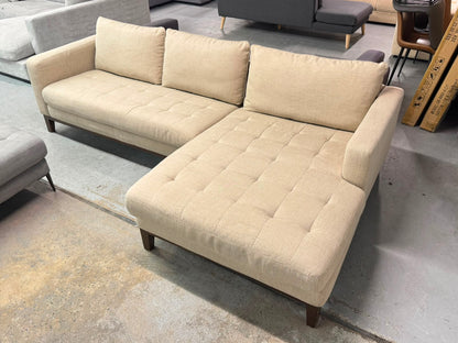 Freedom Beige 3-Seater Sofa with Right-Hand Chaise | Pre-Owned | Steam Cleaned | Sydney Wide Delivery