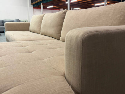 Freedom Beige 3-Seater Sofa with Right-Hand Chaise | Pre-Owned | Steam Cleaned | Sydney Wide Delivery