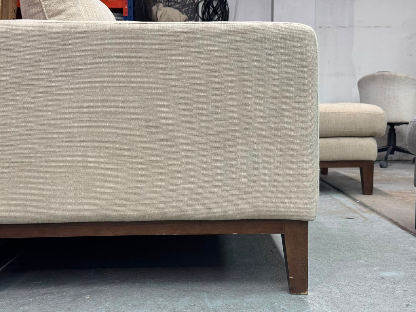 Freedom Beige 3-Seater Sofa with Right-Hand Chaise | Pre-Owned | Steam Cleaned | Sydney Wide Delivery