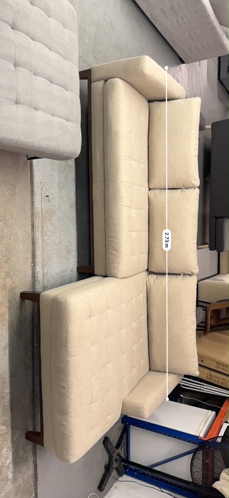 Freedom Beige 3-Seater Sofa with Right-Hand Chaise | Pre-Owned | Steam Cleaned | Sydney Wide Delivery