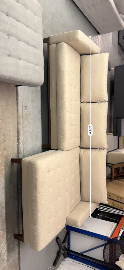 Freedom Beige 3-Seater Sofa with Right-Hand Chaise | Pre-Owned | Steam Cleaned | Sydney Wide Delivery