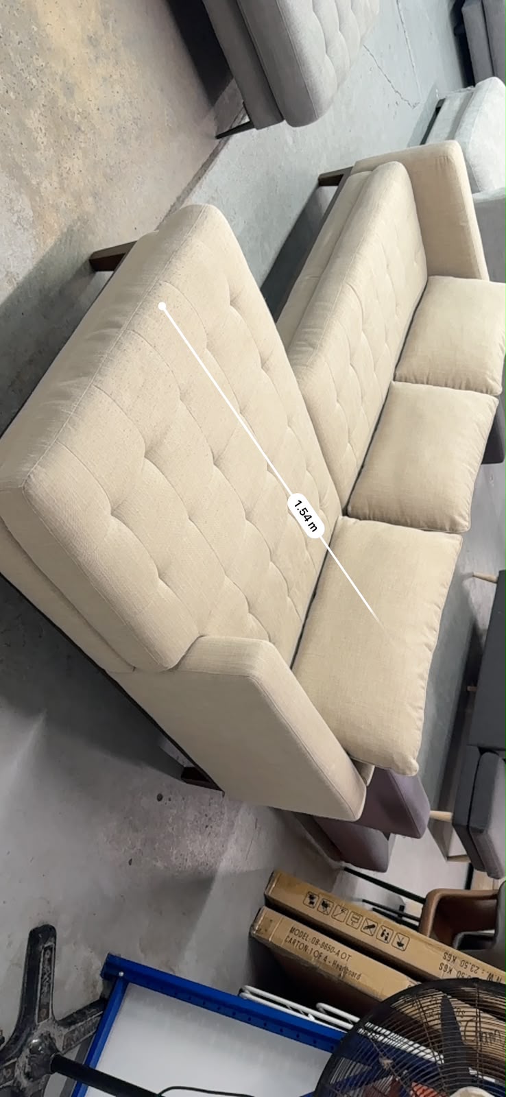 Freedom Beige 3-Seater Sofa with Right-Hand Chaise | Pre-Owned | Steam Cleaned | Sydney Wide Delivery