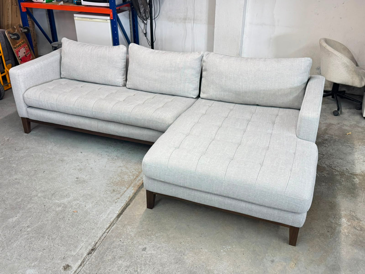 Freedom Beige 3-Seater Sofa with Right-Hand Chaise | Pre-Owned | Steam Cleaned | Sydney Wide Delivery
