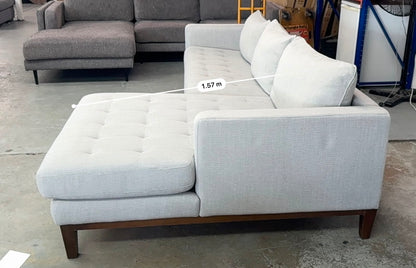 Freedom Beige 3-Seater Sofa with Right-Hand Chaise | Pre-Owned | Steam Cleaned | Sydney Wide Delivery
