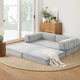 Convertible Folding Sofa Bed Grey