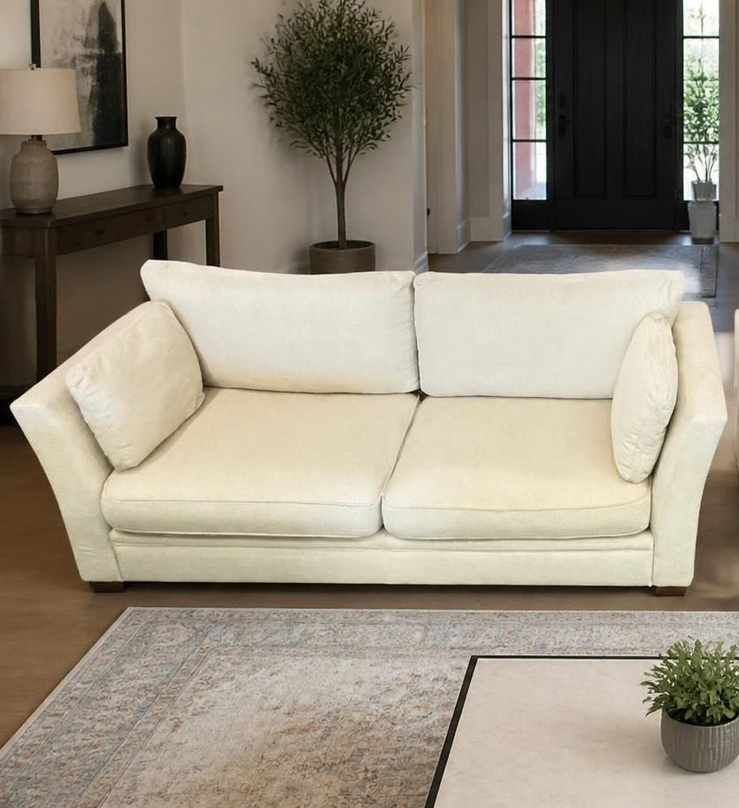 Harvey Norman Beige Sofa | Sydney Wide Delivery | Pre Owned