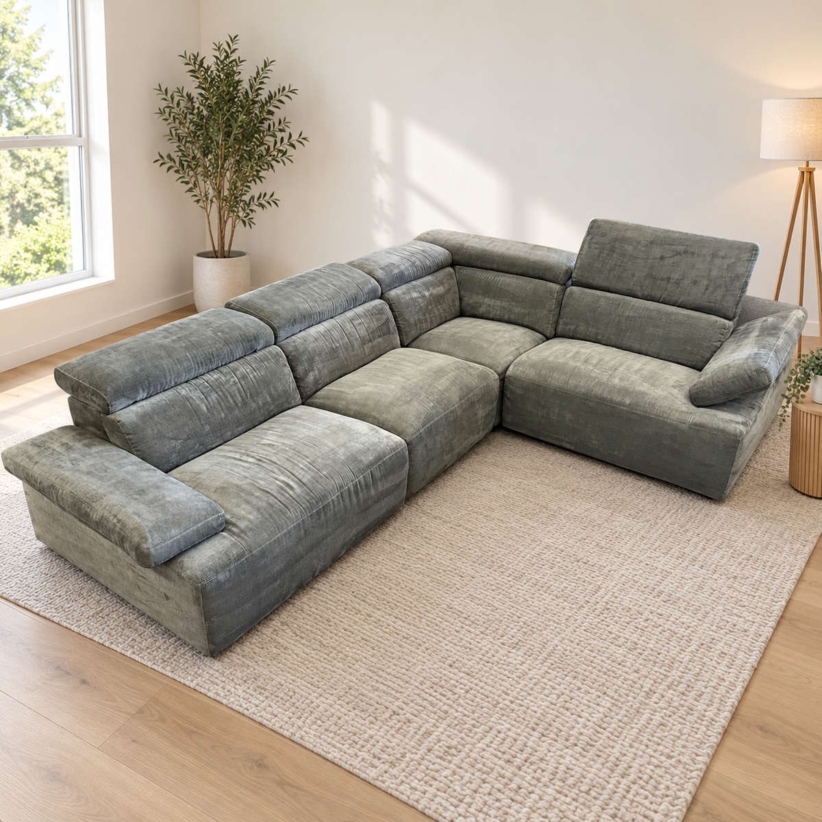 Nick Scali L-Shape Corner Sofa | Sydney Wide Delivery | Pre-Owned