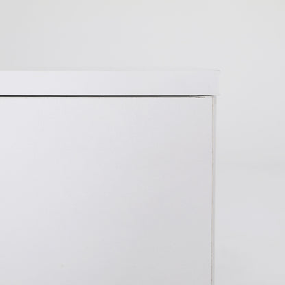 2X Bedside Table Side Storage Cabinet Nightstand Bedroom 2 Drawer Legs ETTA WHITE