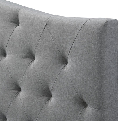 Fabric Queen Bed
