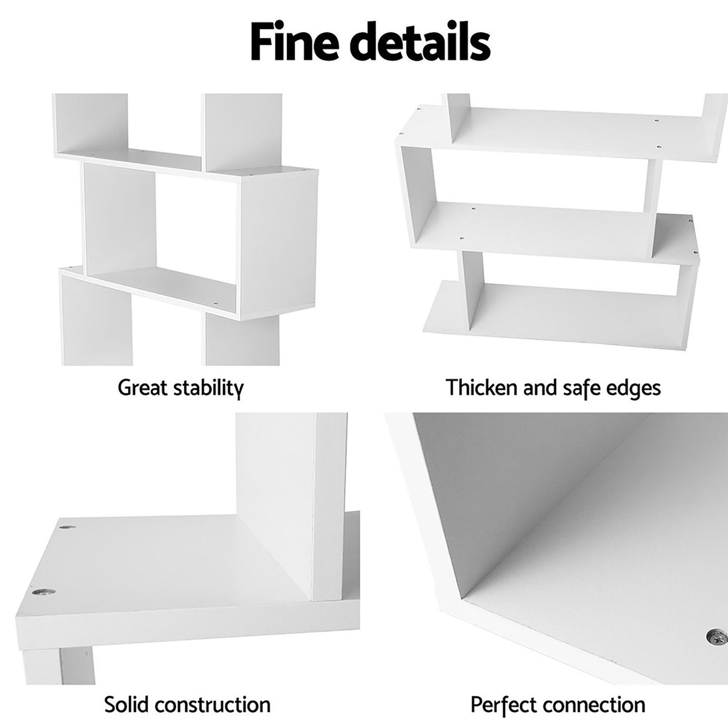 King Single Bed Frame and Bookshelf