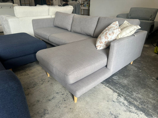 ⭐️Freedom grey L shape sofa  | Pre-owned – Steam cleaned | SYDNEY WIDE DELIVERY
