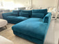 ⭐️ Castlary velvet L shape sofa  L-shape Sofa | Pre-owned – Steam cleaned | SYDNEY WIDE DELIVERY