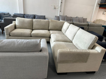 ⭐️Corner beige Sofa  | Pre-owned – Steam cleaned | SYDNEY WIDE DELIVERY