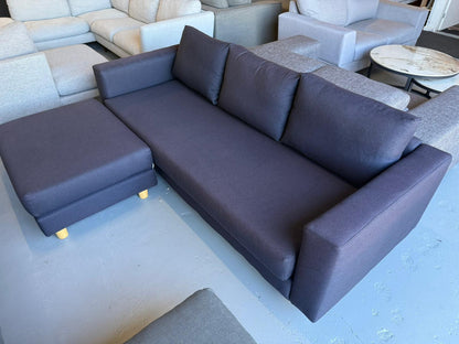 ⭐️ Koala 3 seater with ottoman (Navy blue ) | Pre-owned – Steam cleaned | SYDNEY WIDE DELIVERY