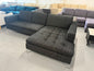 ⭐️ Nick Scali charcoal L Shape sofa | Pre-owned – Steam cleaned | SYDNEY WIDE DELIVERY