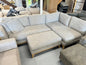 ⭐️ Grey L-shape Sofa with Ottoman | Pre-owned – Steam cleaned | SYDNEY WIDE DELIVERY