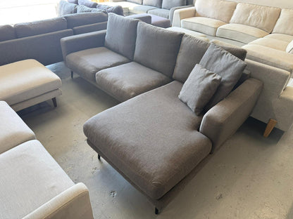 ⭐️ Freedom charcoal L shape Sofa | Pre-owned – Steam cleaned | SYDNEY WIDE DELIVERY