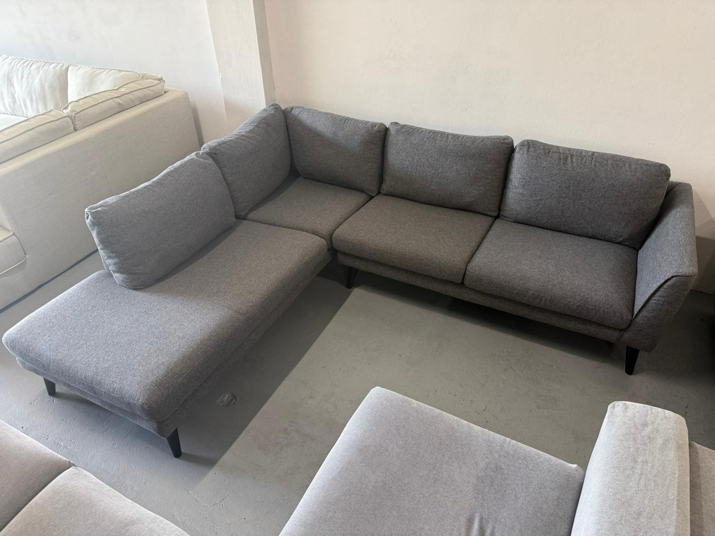 ⭐️Freedom charcoal L shape Sofa | Pre-owned – Steam cleaned | SYDNEY WIDE DELIVERY