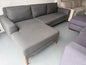 ⭐️ Nick Scali grey L-shape Sofa | Pre-owned – Steam cleaned | SYDNEY WIDE DELIVERY