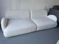 ⭐️ Boucle white 2 seater sofa | Pre-owned – Steam cleaned | SYDNEY WIDE DELIVERY