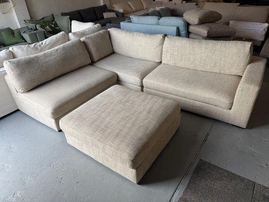 ⭐️ Freedom modular  L shape with ottoman | Pre-owned – Steam cleaned | SYDNEY WIDE DELIVERY