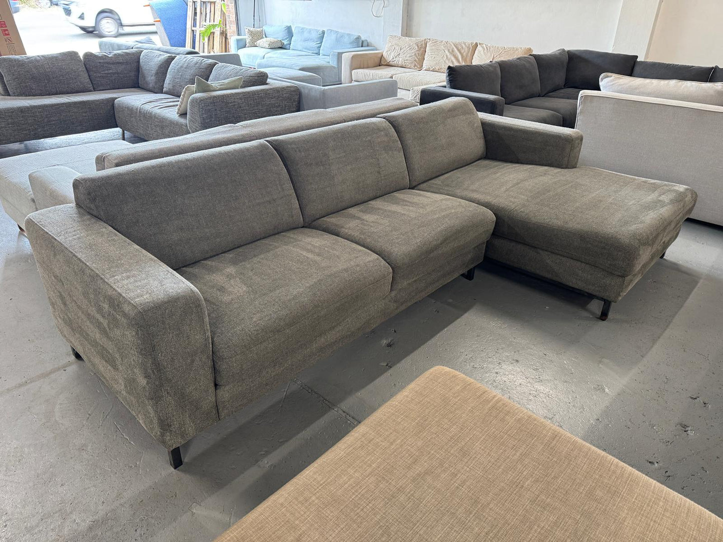 ⭐️L-shape Grey sofa| Pre-owned – Steam cleaned | SYDNEY WIDE DELIVERY