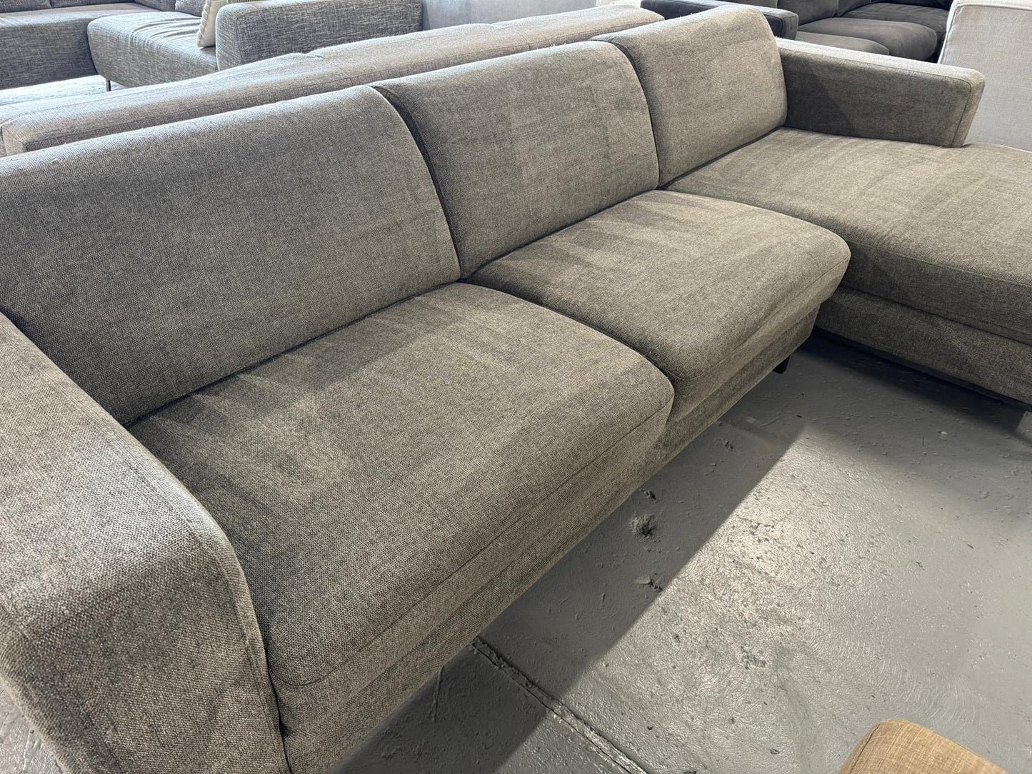 ⭐️L-shape Grey sofa| Pre-owned – Steam cleaned | SYDNEY WIDE DELIVERY