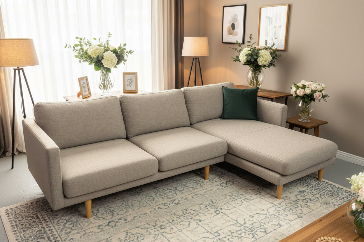 ⭐️Freedom L-shape sofa| Pre-owned – Steam cleaned | SYDNEY WIDE DELIVERY