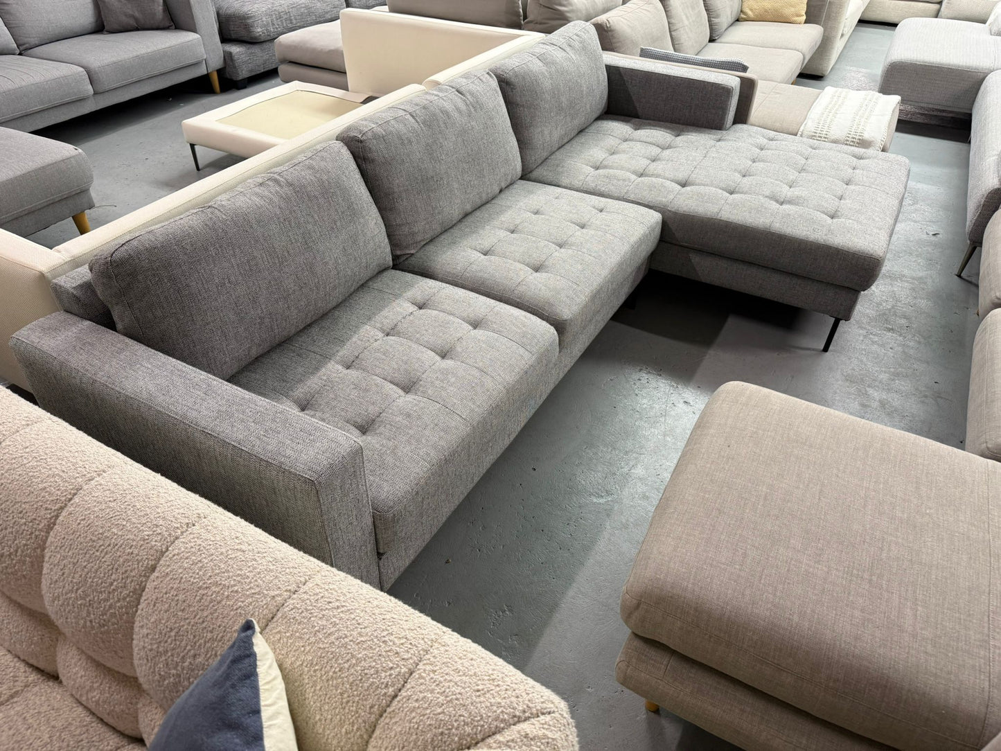 ⭐️Grey L shape sofa | Pre-owned – Steam cleaned | SYDNEY WIDE DELIVERY
