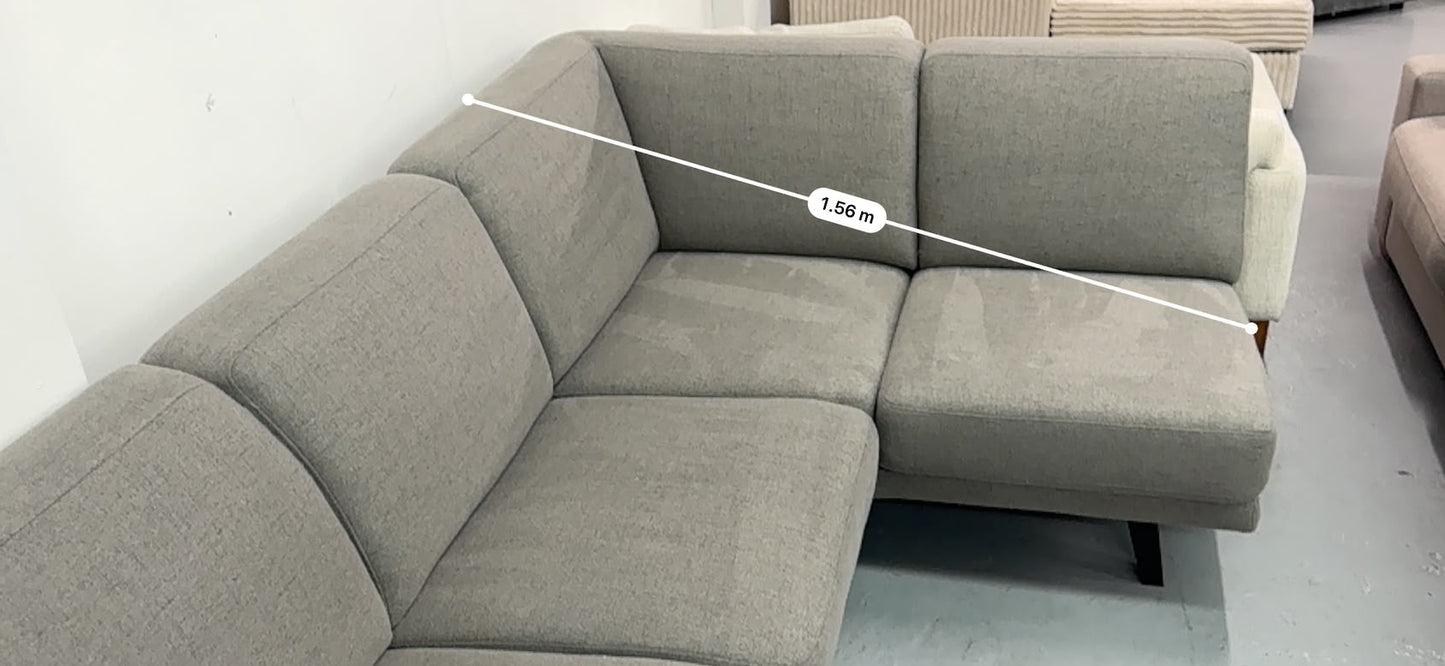 Grey Corner Sofa – Comfortable & Spacious | Pre-Owned | Steam Cleaned | Sydney-Wide Delivery