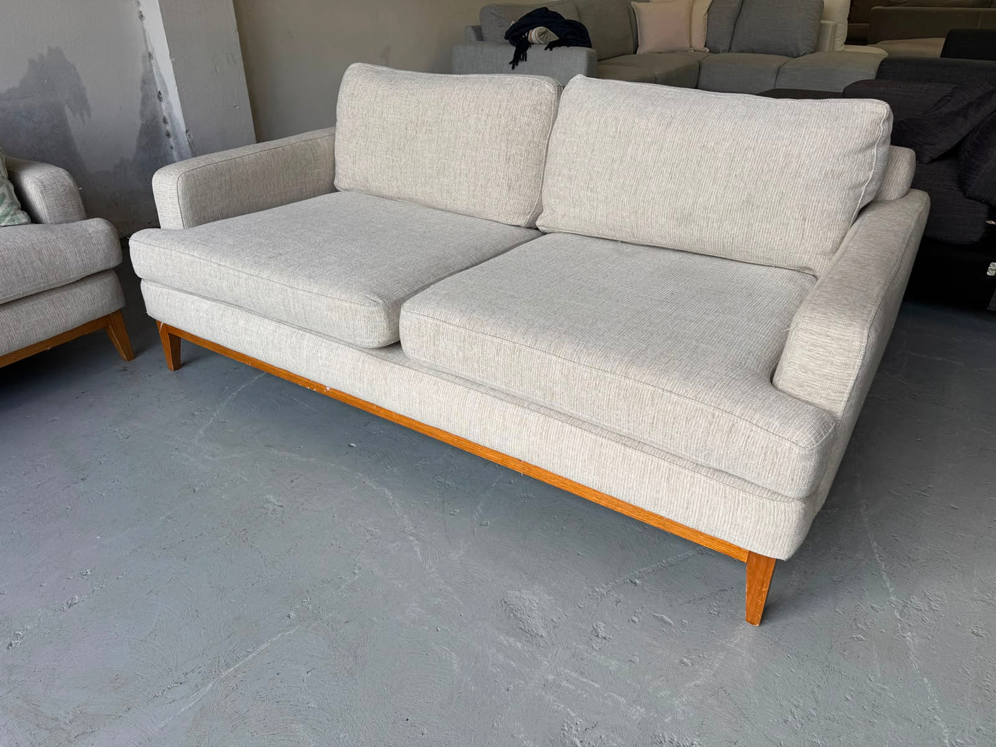 Australian Made Cream Sofa Set 3+2 | Pre-Owned | Steam Cleaned | Sydney-Wide Delivery