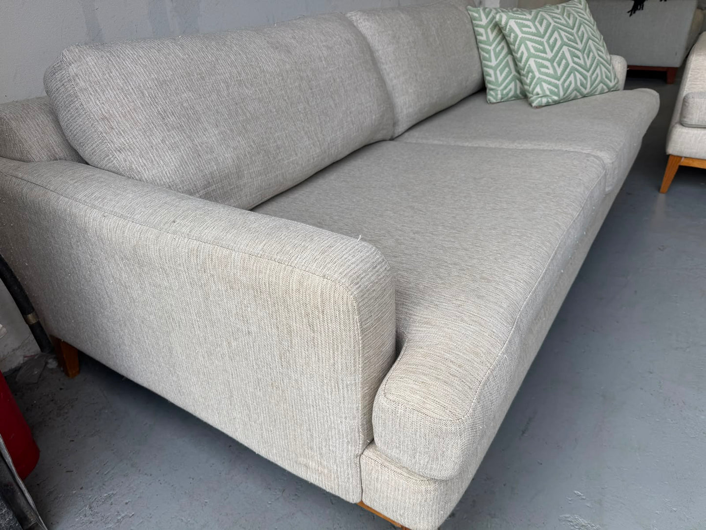 Australian Made Cream Sofa Set 3+2 | Pre-Owned | Steam Cleaned | Sydney-Wide Delivery