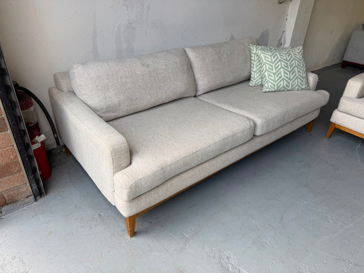 Australian Made Cream Sofa Set 3+2 | Pre-Owned | Steam Cleaned | Sydney-Wide Delivery