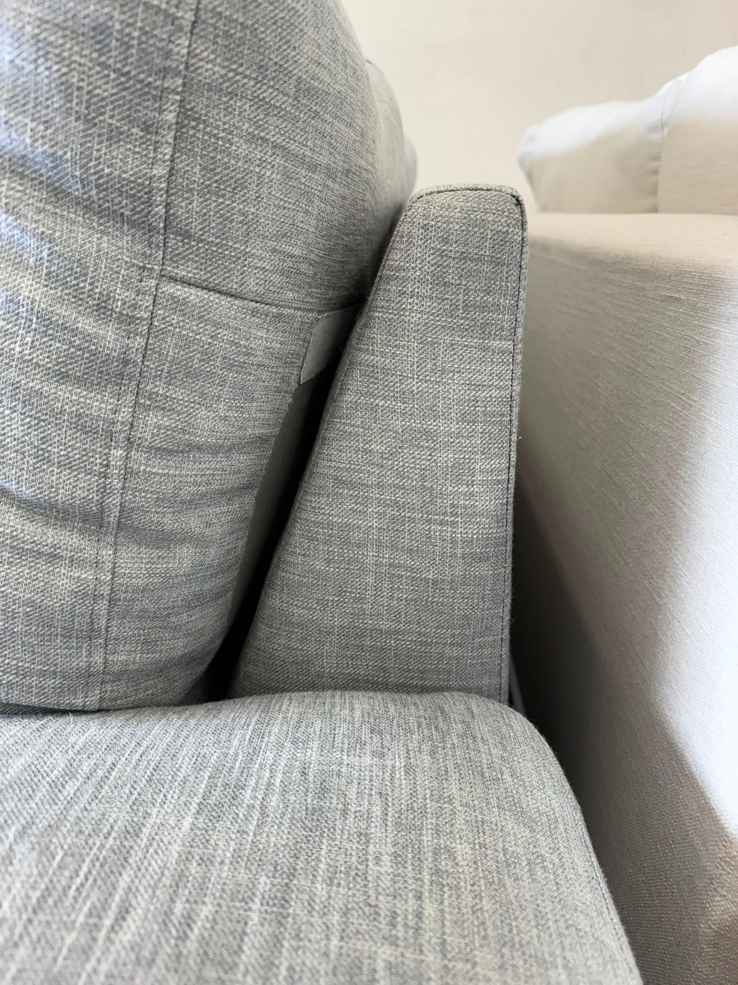Grey L Shape Sofa – Spacious L-Shape | Pre-Owned | Steam Cleaned | Sydney-Wide Delivery