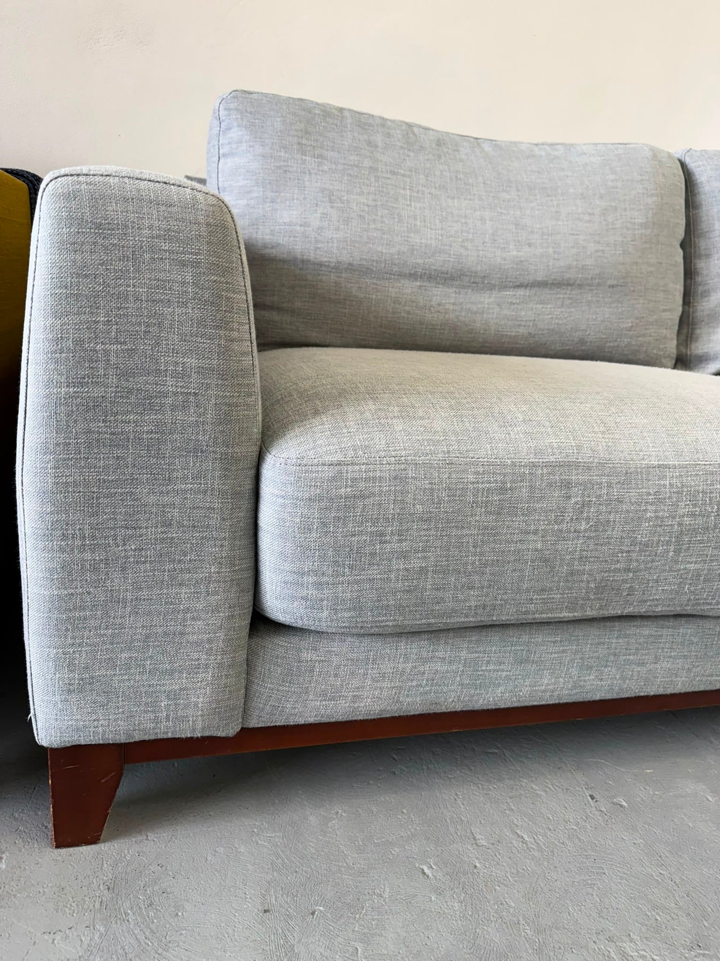 Grey L Shape Sofa – Spacious L-Shape | Pre-Owned | Steam Cleaned | Sydney-Wide Delivery