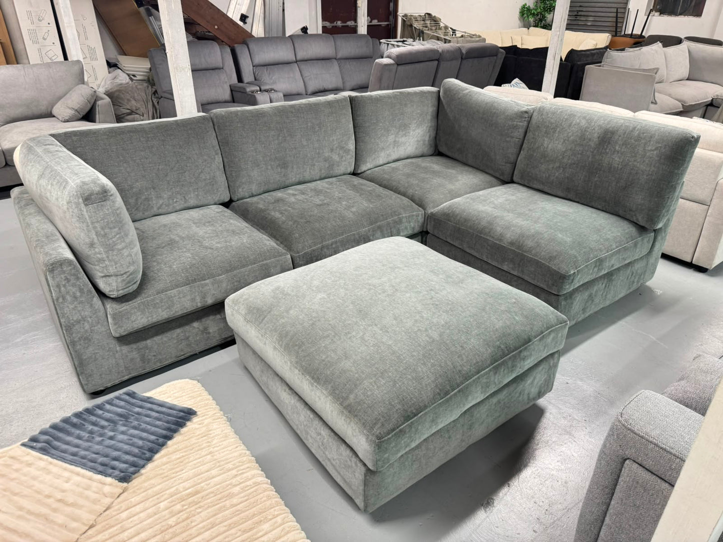 Brand New Dark Grey Wonda Modular Sofa – Limited Stock ✨