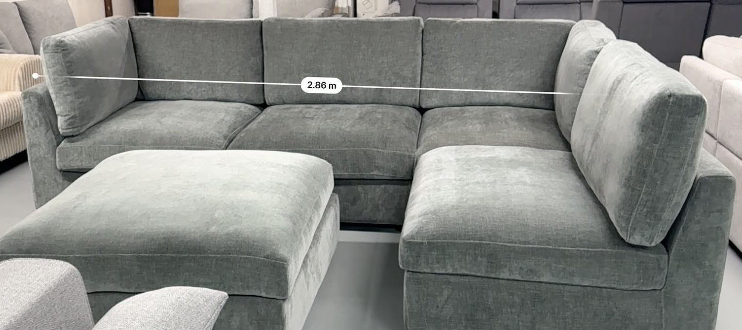 Brand New Dark Grey Wonda Modular Sofa – Limited Stock ✨